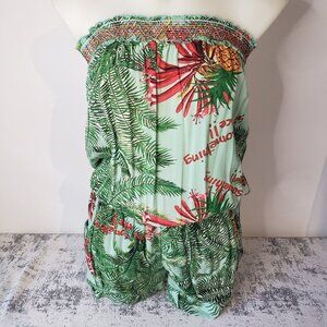 Desigual Spain Cute Beach Spring/Summer Tropical Shorts Suit Romper